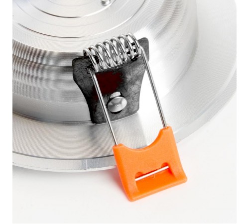 Светильник светодиодный встраиваемый декоративный AL777, 7W, 525 Lm ,4000К, серебро  28682  FERON