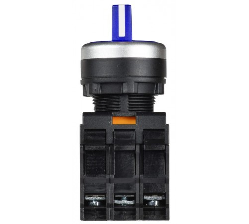 Переключатель с подсветкой 3 полож. 2NO синий MASTER  MI-SW60-20XD-4-14-3-K07  IEK