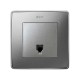 Simon 82 Накладка на телефонную розетку RJ-11, RJ-12, S82 Detail, алюминий  82062-93  Simon
