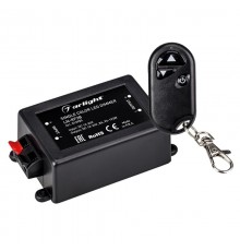 Диммер LN-RF3B (12/24V, 96/192W, ПДУ-брелок 3кн)  012985  Arlight