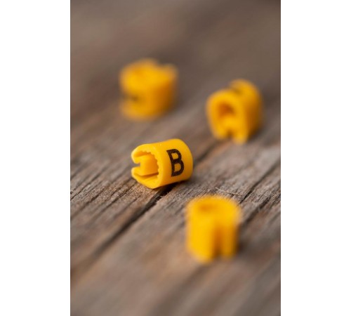 Маркер-кабельный 4,0кв.мм "B" (500шт.) (ЕС-2) EKF PROxima  plc-KM-4-B  EKF