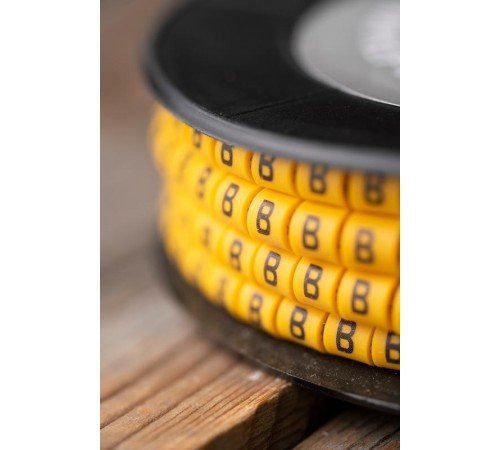 Маркер-кабельный 4,0кв.мм "B" (500шт.) (ЕС-2) EKF PROxima  plc-KM-4-B  EKF