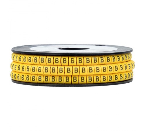 Маркер-кабельный 4,0кв.мм "B" (500шт.) (ЕС-2) EKF PROxima  plc-KM-4-B  EKF