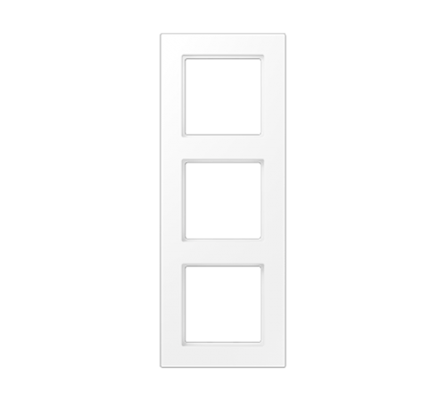 Рамка 3 поста; серия A550; термопласт; белый матовый  A5583BFWWM  Jung