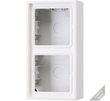 коробка для накладного монтажа с рамкой LS LS582AW Jung