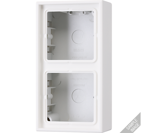 коробка для накладного монтажа с рамкой LS LS582AW Jung