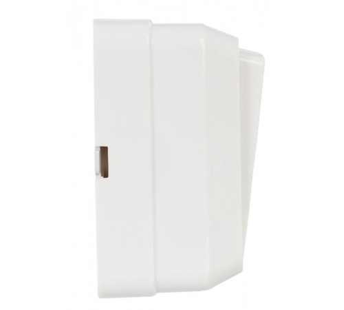 ОКТАВА белый Выключатель 2-клавишный с индикацией 10А ВС20-2-1-ОБ EVO21-K01-10-DC  GENERICA