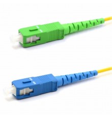 Патч-корд оптический переходной (SM), 9/125 (OS2), SC/APC-SC/UPC, (Simplex), LSZH, 15м  50-2063  REXANT