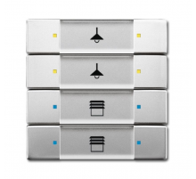 6127/02-866-500 Сенсор 4/8-кл. многофункциональный, нержавеющая сталь  6117-0-0239  2CKA006117A0239  ABB