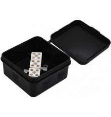 КРП 2403-08, Коробка разветвительная противопожарная (огнестойкая), черный 85х85х40  КРП 2403-08  HEGEL