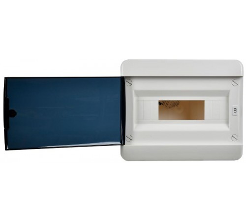 Корпус пластиковый навесной на 12 модулей ЩРН-П-12 IP41 черная прозрачная дверь TEKFOR  TF5-KP12-N-12-41-K01-K03  IEK