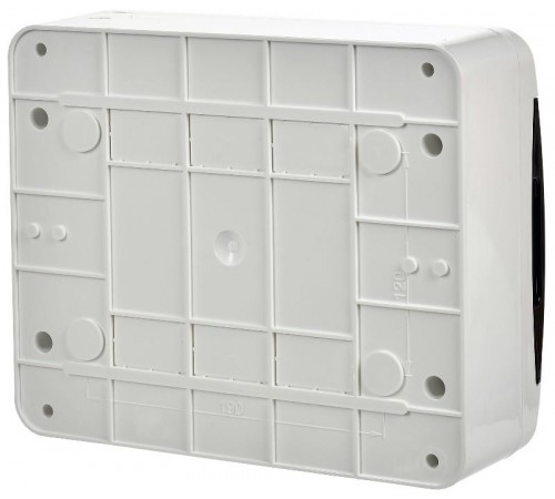 Корпус пластиковый навесной на 12 модулей ЩРН-П-12 IP41 черная прозрачная дверь TEKFOR  TF5-KP12-N-12-41-K01-K03  IEK