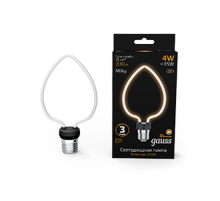 Лампа светодиодная   Filament Artline Heart 4W 330lm 2700К Е27 milky LED 1/10/100  1003802104  Gauss
