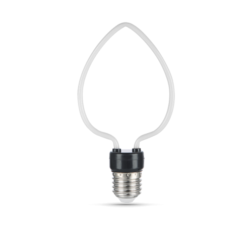 Лампа светодиодная   Filament Artline Heart 4W 330lm 2700К Е27 milky LED 1/10/100  1003802104  Gauss