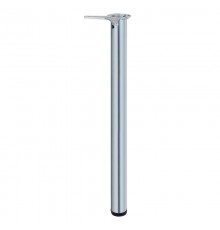 Ножка металл.круглая, регулир, D60х820 мм, мат.хром - накл.   127489  Tech-KREP