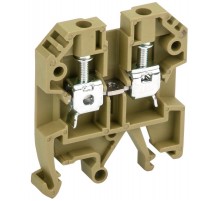 Клемма винтовая КВИ-4мм2 желтая  YZN30-004-K05  IEK