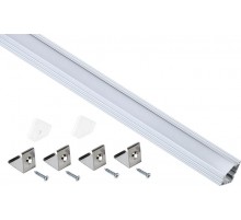 Профиль алюминиевый для светодиодной ленты 1919 накл. тр. 2м к-т опал  LSADD1919-SET1-2-N3-1-08  IEK