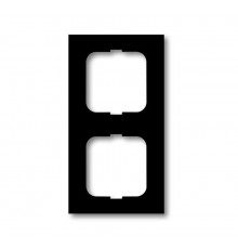 Рамка 2-постовая, серия, серия solo/future, цвет чёрный бархат  1754-0-4534   2CKA001754A4534  ABB