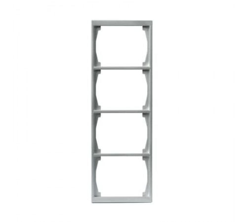 Рамка 4-постовая, 100мм серия Impressivo, алюминий  1724F100-83   2TKA000404G1  ABB