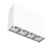 Светодиодный светильник DL-Box Reflect Multi 1x4 накладной 14 Вт 4000 К 150х40х115 мм RAL9003 белый муар DALI  V1-R0-00252-20D55-2001440  VARTON