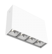Светодиодный светильник DL-Box Reflect Multi 1x4 накладной 14 Вт 4000 К 150х40х115 мм RAL9003 белый муар DALI  V1-R0-00252-20D23-2001440  VARTON