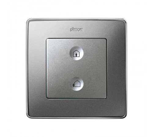 Сенсорный 2-кл выключатель с тематической маркировкой Т1, алюминий  8000623-093  Simon