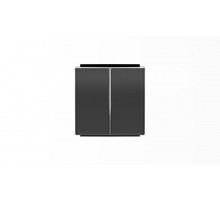 Клавиша для 2-клавишного механизма выключатель+переключатель арт.8142, серия SKY, цвет чёрный барх.2CLA854200A1501 ABB