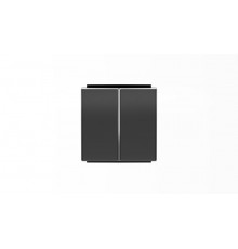 Клавиша для 2-клавишного механизма выключатель+переключатель арт.8142, серия SKY, цвет чёрный барх.2CLA854200A1501 ABB