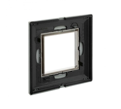 Рамка из металла, "Avanti", светло-серебристая, 2 модуля  4404852  DKC