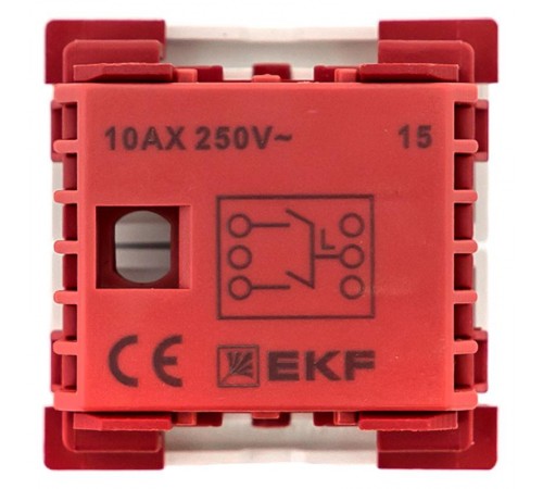Выключатель 2-кл. 10А, без индикатора  E2MV10-023-10 EKF