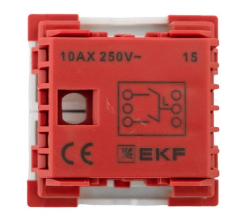 Выключатель 2-кл. 10А, без индикатора  E2MV10-023-10 EKF