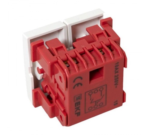 Выключатель 2-кл. 10А, без индикатора  E2MV10-023-10 EKF