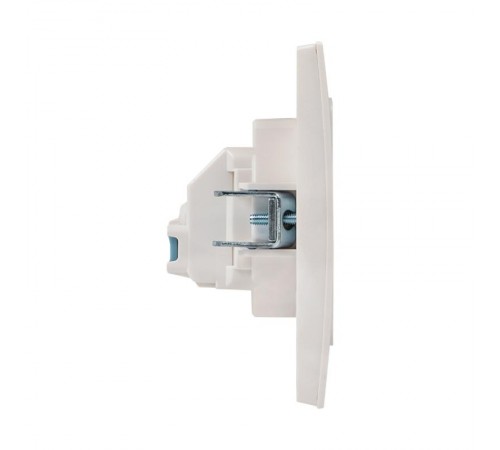 Стокгольм Механизм Розетки 1-местной б/з 10 А белый с защ. штор. PROxima  EYR10-022-10  EKF