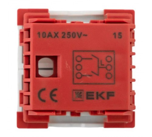 Выключатель 2-кл. 10А, без индикатора  E2MV10-023-10 EKF