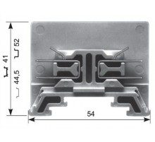 Клемма HD6/14.DG, 2 quick-connect (fast on) 6,3x0,8мм, 2,5 мм.кв., для впаивания диодов или резисторов, вилка в комплекте  1SNA162309R1000 