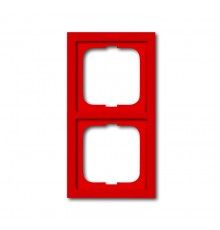 Рамка 2-постовая, серия future linear, цвет красный  1754-0-4372  ABB