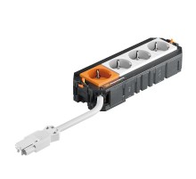 Коробка монтажная укомплектованная UT4 GST18i (3+1 розетки) с кабелем  7404686  OBO Bettermann