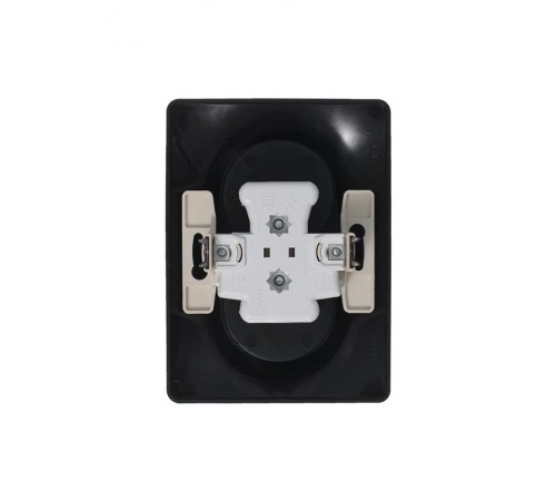 Glossa Антрацит Розетка 2-ая без заземления ,16А (в сборе)  GSL000720  SE