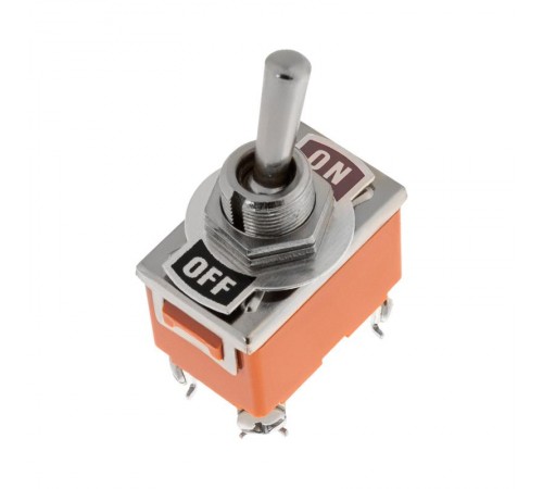 Тумблер 250V 15А (4c) ON-OFF двухполюсный (KN-201) (в упак. 1шт.)  06-0326-B  REXANT