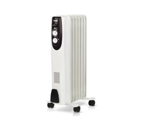 Масляный радиатор Ballu Classic BOH/CL-07WRN 1500 (7 секций)(в белом корпусе)  НС-1050876  Ballu