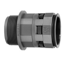 Муфта труба-коробка DN 29 мм. M32х1.5. полиамид. цвет чёрный  PAM29M32N  DKC