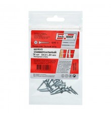 Саморез ШУц 3,0х20 пот. гол. (30 шт) - пакет ( 0,023 кг)  102410  Tech-KREP