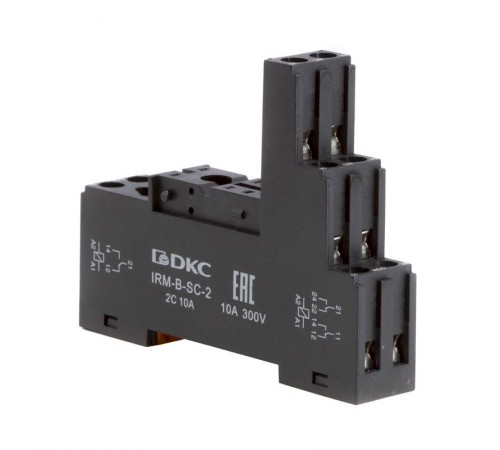 Колодка с винтовыми клеммами для реле серии IRM  IRM-B-SC-2  DKC