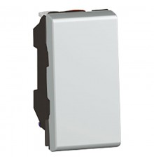 Переключатель Mosaic 10AХ 1м алюминий  079201  Legrand