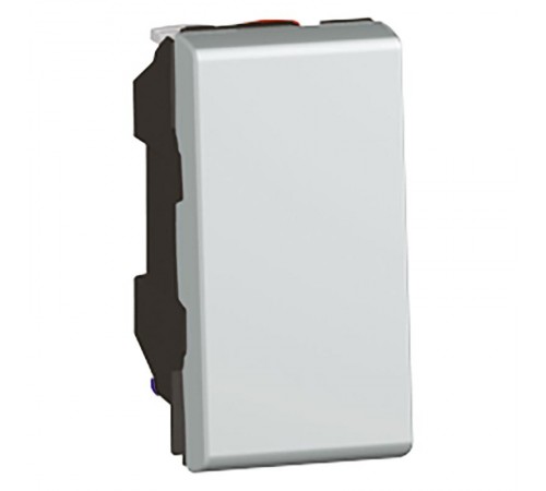 Переключатель Mosaic 10AХ 1м алюминий  079201  Legrand