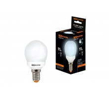 Лампа энергосберегающая КЛЛ 11Вт E14 840 шарообразная G45  SQ0323-0156  TDM