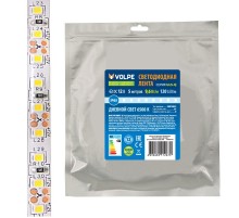 Лента светодиодная теплый белый свет 3000K ULS-Q333 2835-120LED/m-8mm-IP65-DC12V-9,6W/m-5M-3000K  UL-00004535  Volpe
