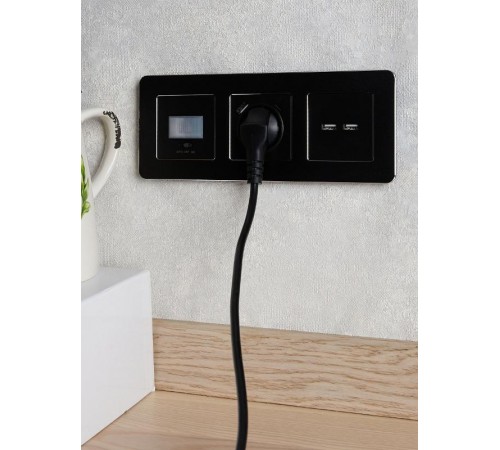 BRITE Датчик движения ДС10-1-БрЧ черный  BR-MS10-N-150-05-K02  IEK