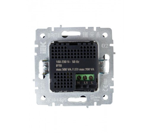 BRITE Датчик движения ДС10-1-БрЧ черный  BR-MS10-N-150-05-K02  IEK