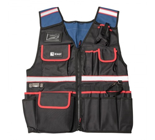Универсальный регулируемый жилет монтажника С-22 EKF Professional  C-22  EKF Честный знак